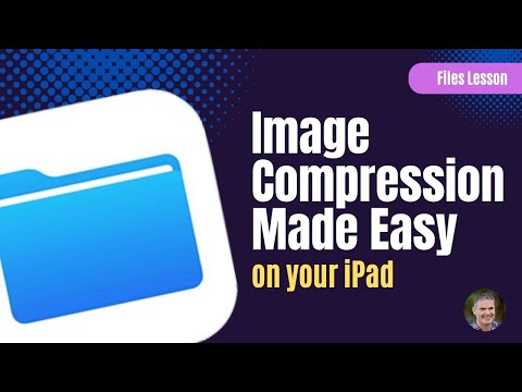 COMPRESS IMAGES on your iPad in seconds!