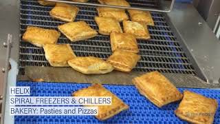 Bakery: pasties and pizza Spiral Freezer