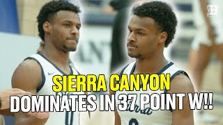 Bronny, Bryce James & Sierra Canyon play the Best Jewish Team In The Country!