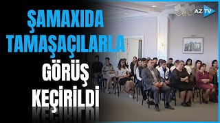 AzTV əməkdaşları Şamaxıda tamaşaçılarlar görüşdü: rayon sakinləri ilə müzakirələr aparılıb