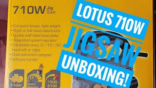 Lotus LTSJ110-710X Jigsaw Unboxing and feature overview.