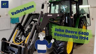 Peura ajovaloissa! John Deere vaihtokone