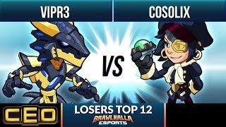 Cosolix vs VipR3 - Losers Top 12 - CEO 2019 1v1