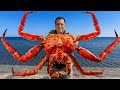 Giant And Very Tasty King Crab With Signature Sauce! Fine Dining By The Sea!
