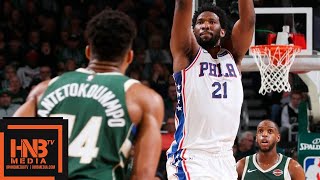 Milwaukee Bucks vs Philadelphia Sixers Full Game Highlights | March 17, 2018-19 NBA Season