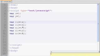 Arithmetic Operators in Javascript