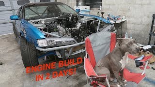 SWAPPING A JUNKYARD V8 IN MY DRIFT CAR!