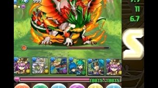 パズドラ【紅の華龍・地獄級】光ラクシュミーPT　(Sランク)ノーコン！攻略