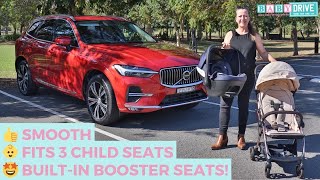 Volvo XC60 Family SUV Review | Child Seat Compatibility, Built-in Boosters, and Smooth Drive!