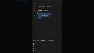 Performing iterations on a STRING in Python.