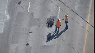 Lanes closed on U.S. 175 at Loop 12 because of hole in bridge, officials say