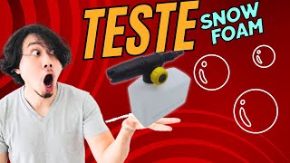 Snowfoam, teste do canhão de espuma mais barato da Shopee! Recomendo