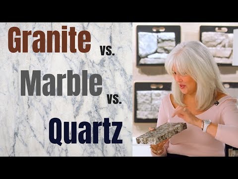 Is marble or granite better for countertops?