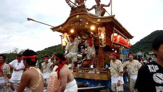 岩井のお祭り・久枝天満神社の屋台（南房総市）