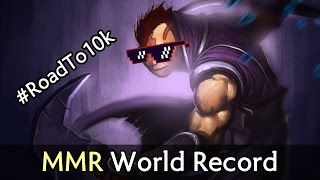 9218 absolute MMR world record by Sccc — Dota 2