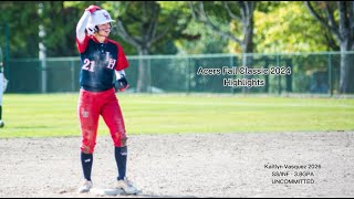 Acers Fall Classic 2024 Highlights/Washington Ladyhawks Miller/Fairbairn - Kaitlyn Vasquez 2026