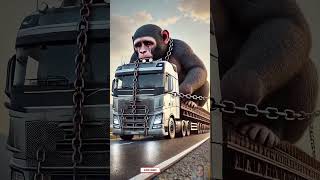 ये बेचारी बंदर को कुछ बदमाश लोग पकड़ लेते है mind blowing creator #shorts #monkey #viralvideo #short