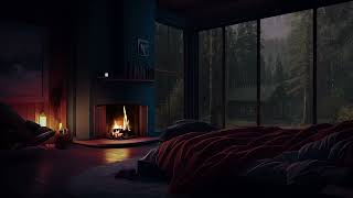 Cozy Cabin with Relaxing Rain Sounds for Sleeping - Deep Sleep, White Noise, Sleep Sounds, ASMR