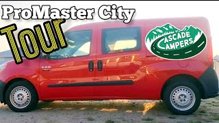 TOUR | Cascade Campers | Ram ProMaster City | Affordable Micro Van Camper