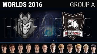 G2 Esports vs ROX Tigers  Highlights, S6 World Championship 2016 Week 2 Group A Day 5, G2 vs ROX