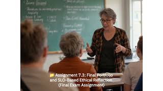 📁 Assignment 7.3: Final Portfolio and SLO-Based Ethical Reflection (Final Exam Assignment)