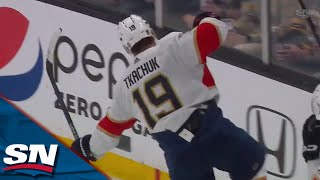 Matthew Tkachuk Shows Off Beautiful Hands In Front To Get Panthers On The Board vs. Bruins