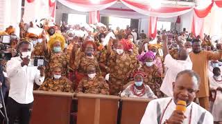 My performance @ Holy Aruosa Cathedral before HRM Oba Ewuare ll, on the the first Sunday of 2022.