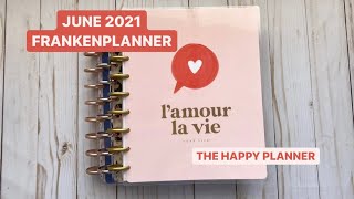 June 2021 Frankenplanner in my Happy Planner Classic