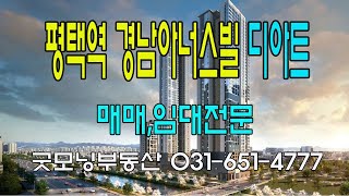 평택역 경남아너스빌 디아트 매매전문