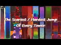 The Scariest/Hardest Jump of Every Tower (Roblox JToH)