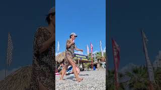 🇹🇷 KARGICAK BEACH walk🚶‍♀️ALANYA 🌞 Antalya TURKEY  best places to visit 4K 🌊☀️ 😍🏝🔥🏖