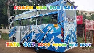 💥TATA 407 COACH VAN life tax for sale💥