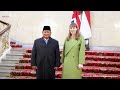 Presiden Prabowo Bertemu dengan Wakil PM Inggris Angela Rayner, London, 21 November 2024