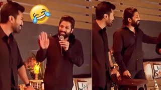 Allu Arjun Fun With Ram Charan | Pushpa 2 | Game Changer | Telugu Tonic