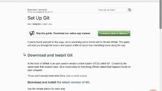 GitHub Tutorial 02 Installing Git