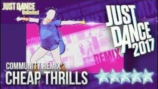 Just Dance 2017 - Cheap Thrills (Community Remix) SUPERSTARS GAMEPLAY