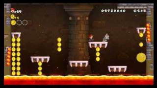 New Super Mario Bros. Wii - Star Coin Location Guide - World 8-Bowser's Castle | WikiGameGuides