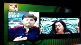 RENJITH UNNI interview in amrita tv for anbendraale amma music video