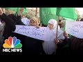 Female Hamas Supporters Protest Vice President Mike Pence In Israel | NBC News