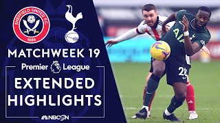 Sheffield United v. Tottenham | PREMIER LEAGUE HIGHLIGHTS | 1/17/2021 | NBC Sports