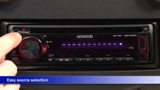 Kenwood KDC-208U Car Receiver Display and Controls Demo | Crutchfield Video