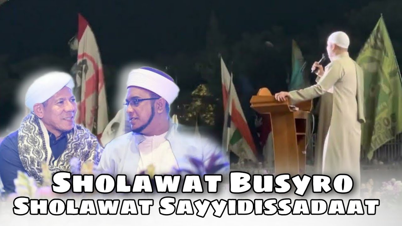 3 Sholawat Dengan Nada Yang Sama , Yang 2 Ijazah Dari Habib Segaf ...