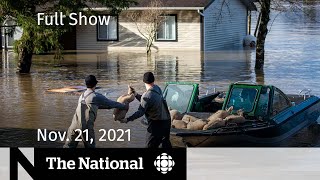 CBC News: The National | B.C. flood cleanup, vaccine doses for kids, Adele