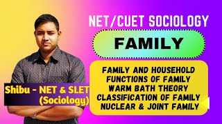 Family : Social Institution | Functions and Classification of Family | Warm Bath Theory