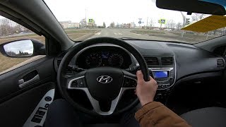 2013 Hyundai Solaris 1.6L POV Test Drive