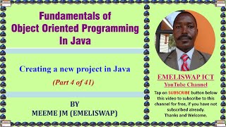 Creating a new Java Project and New Java File using Eclipse IDE