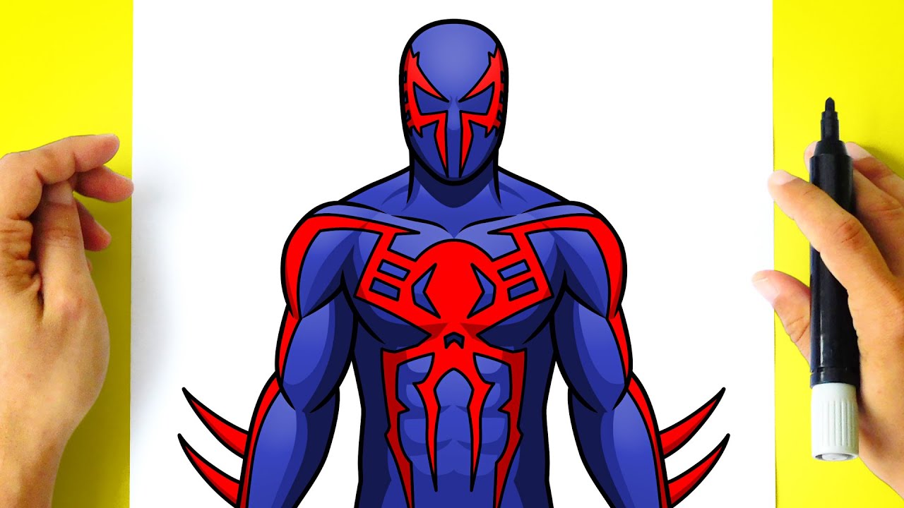 How To DRAW SPIDER-MAN 2099 - YouTube