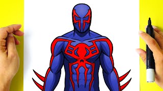 How to DRAW SPIDER-MAN 2099