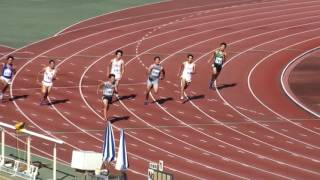 2016年 東海学生陸上 秋季大会 男子200m 準決勝1組