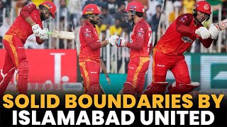 Solid Boundaries By Islamabad United | Islamabad United vs Peshawar Zalmi | Match 29 | PSL 8 | MI2A